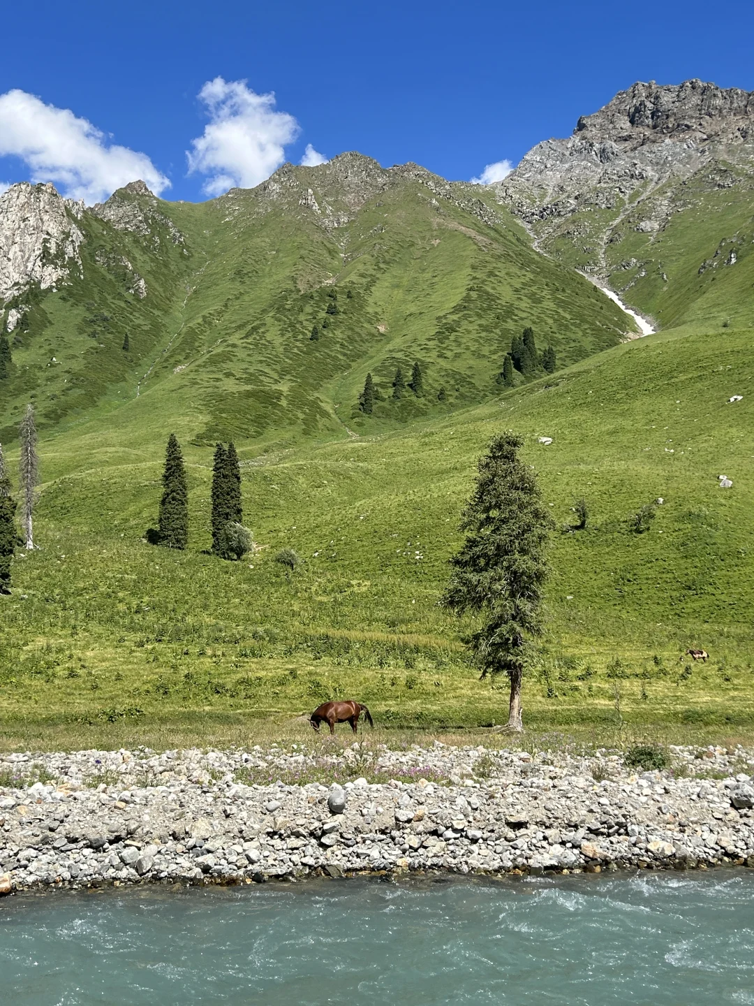 新疆人少景绝的孟克特古道💚