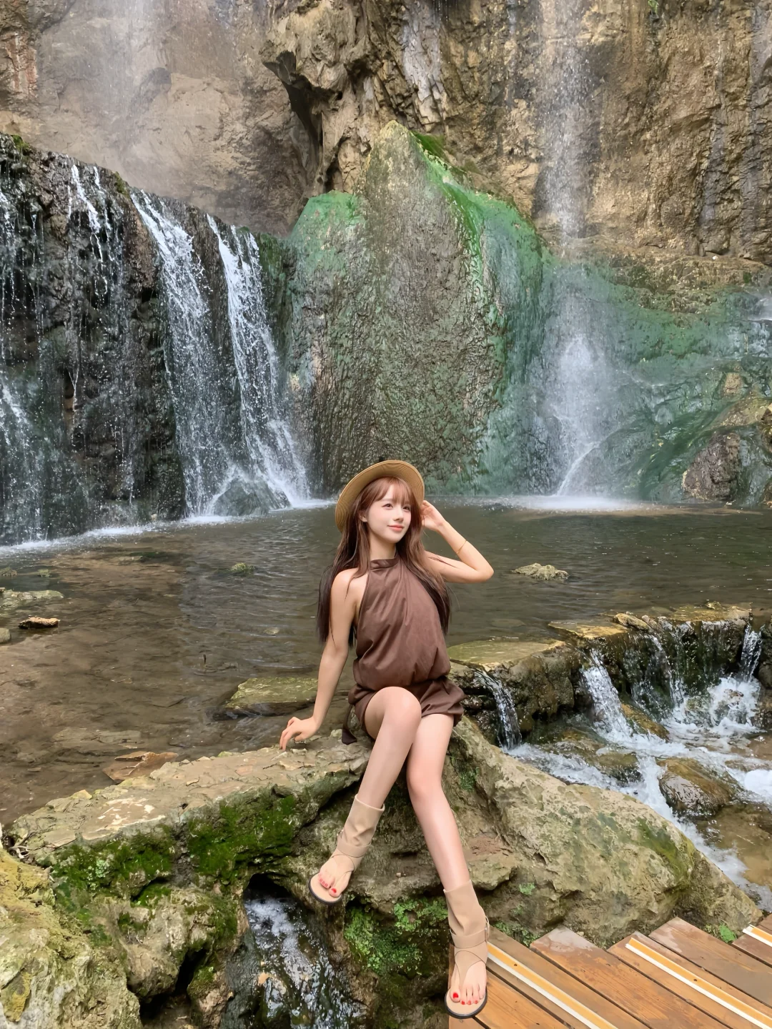 “心洞”一夏🏞️在21度的气温打卡爱心洞💗