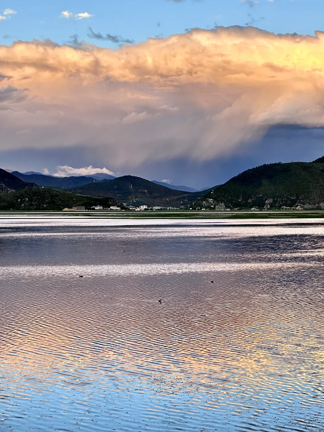 📍香格里拉|今日实况纳帕海惊现彩虹🌈