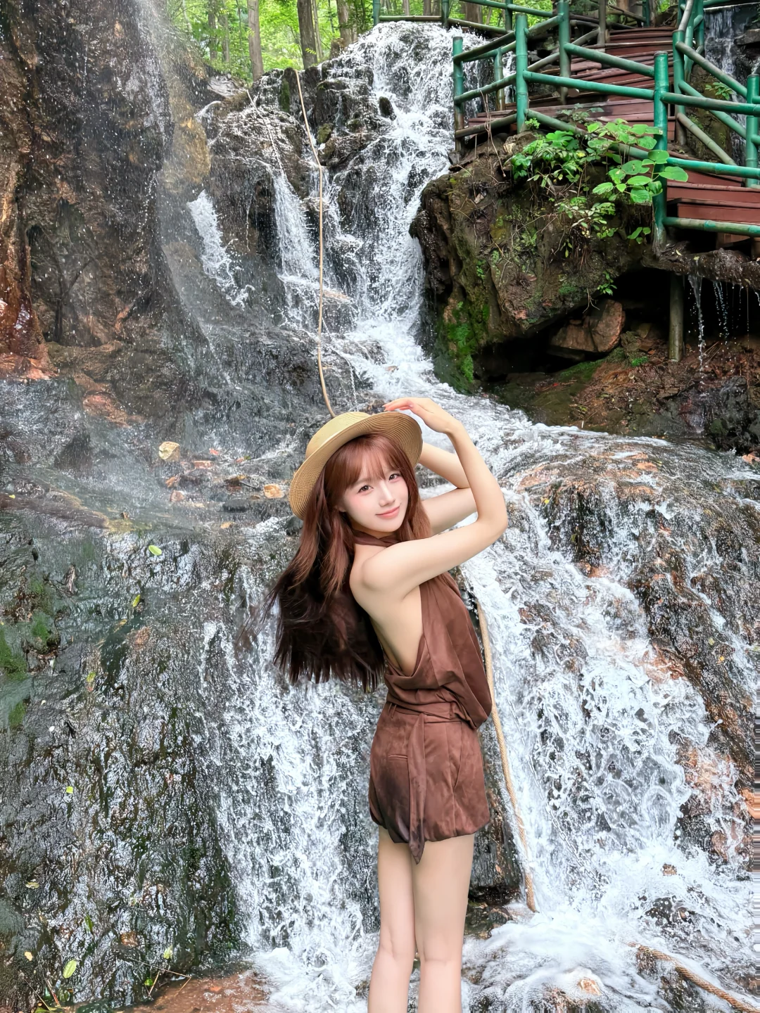 “心洞”一夏🏞️在21度的气温打卡爱心洞💗