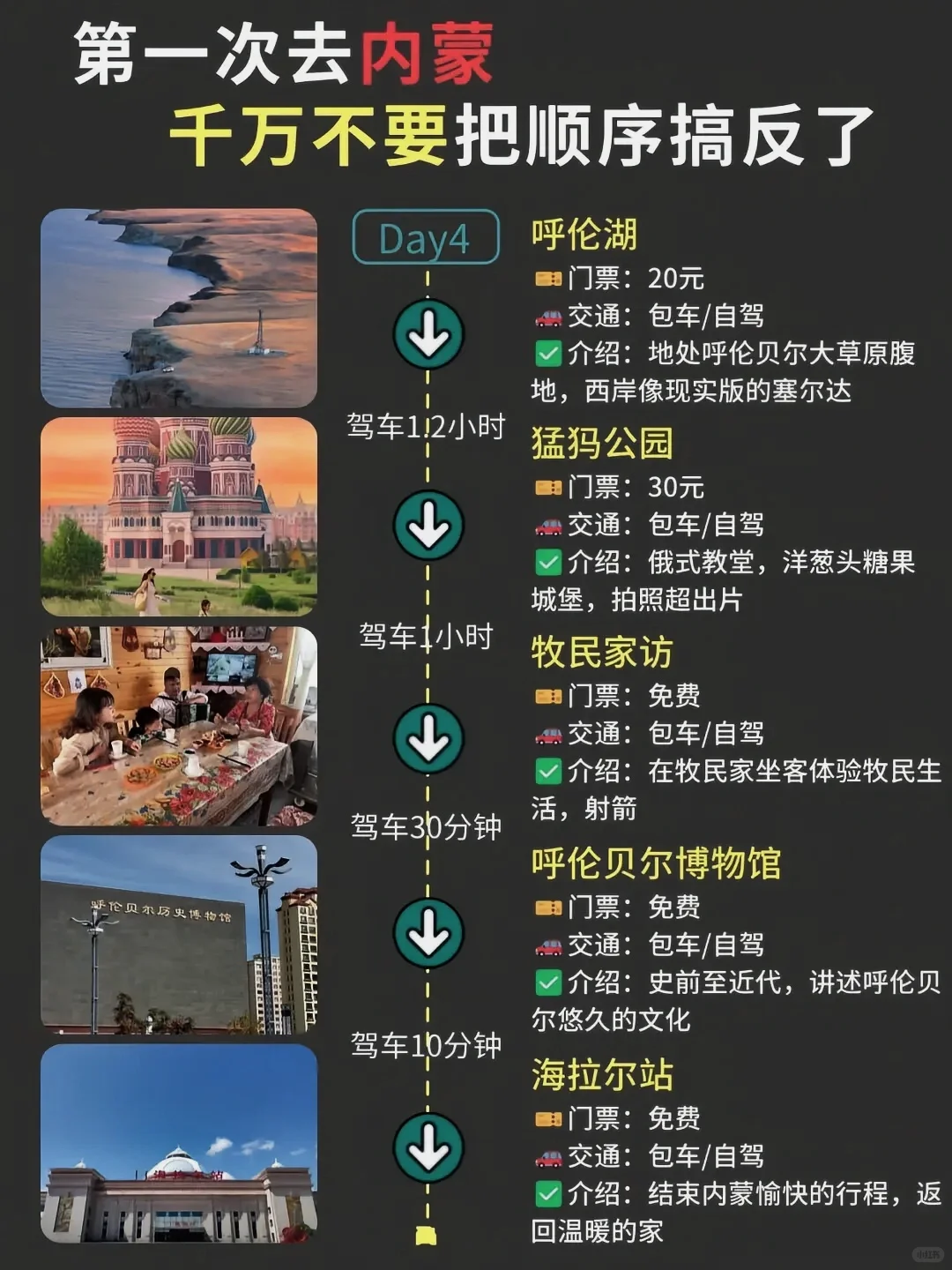 不踩坑攻略｜第一次去内蒙