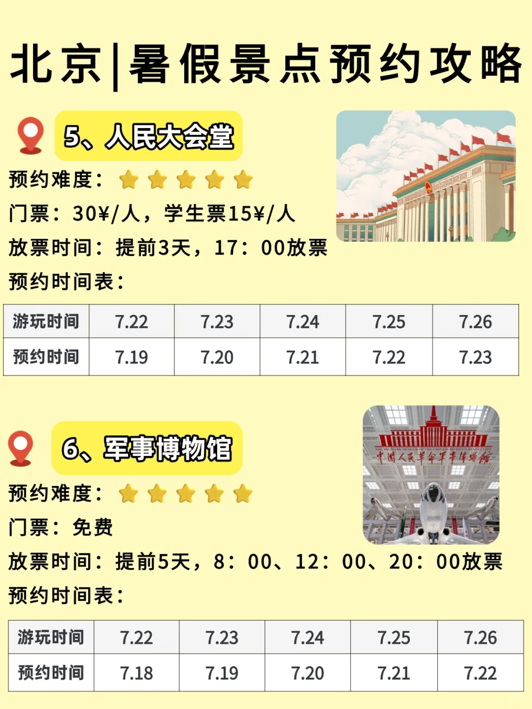 暑假来北京旅游|景点攻略一定提前准备好🔥