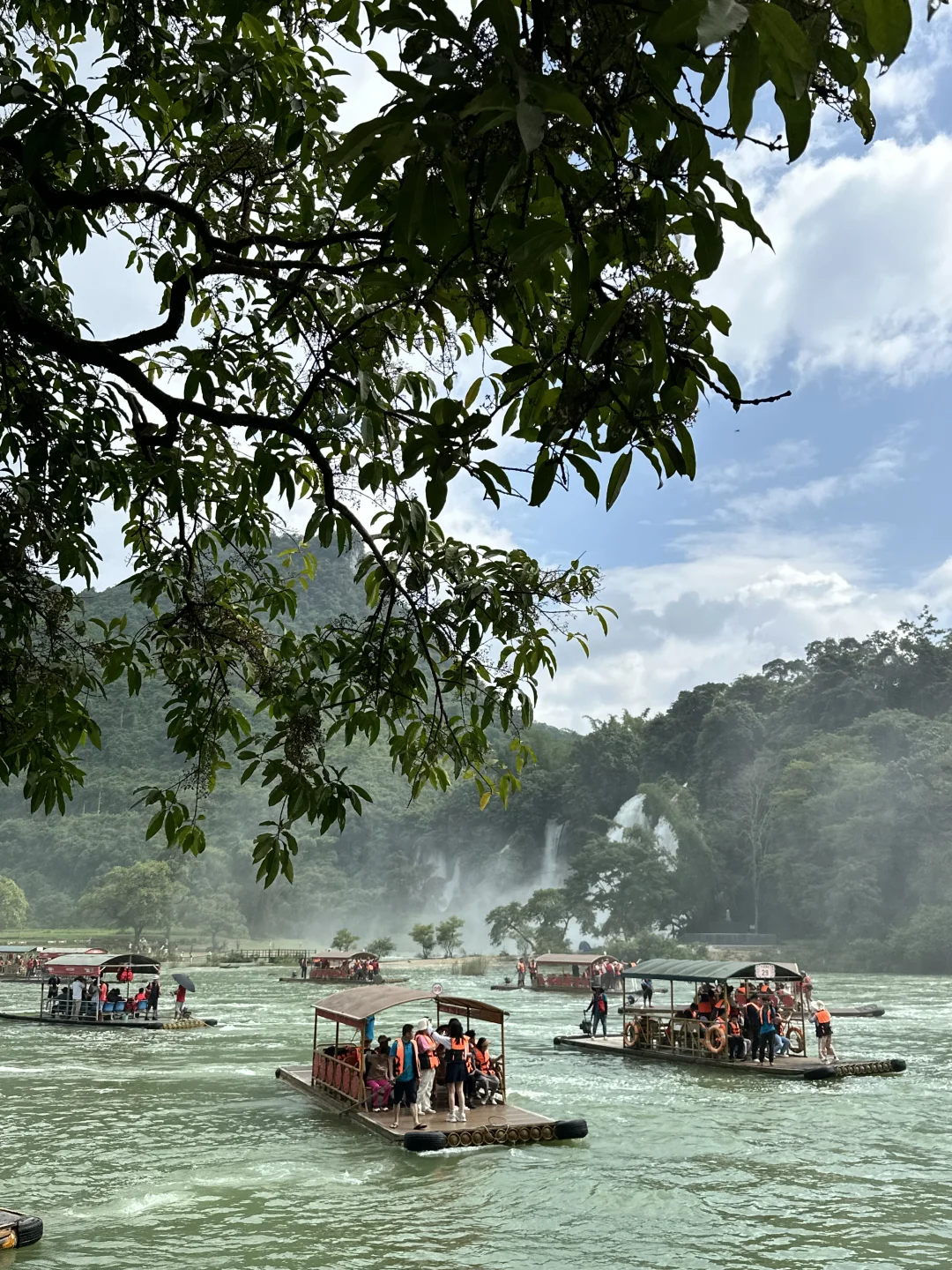 7.12广西崇左德天跨国瀑布实况！真的很壮观！