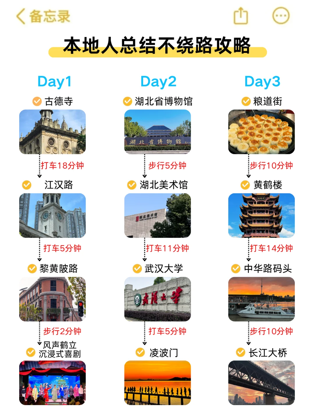 为什么俺去武汉旅游前没刷到这篇😤