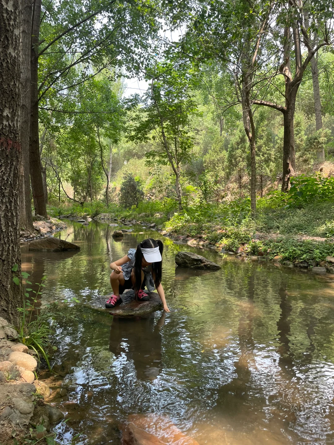 石家庄遛娃丨今天我们走水路💦小森林的河道