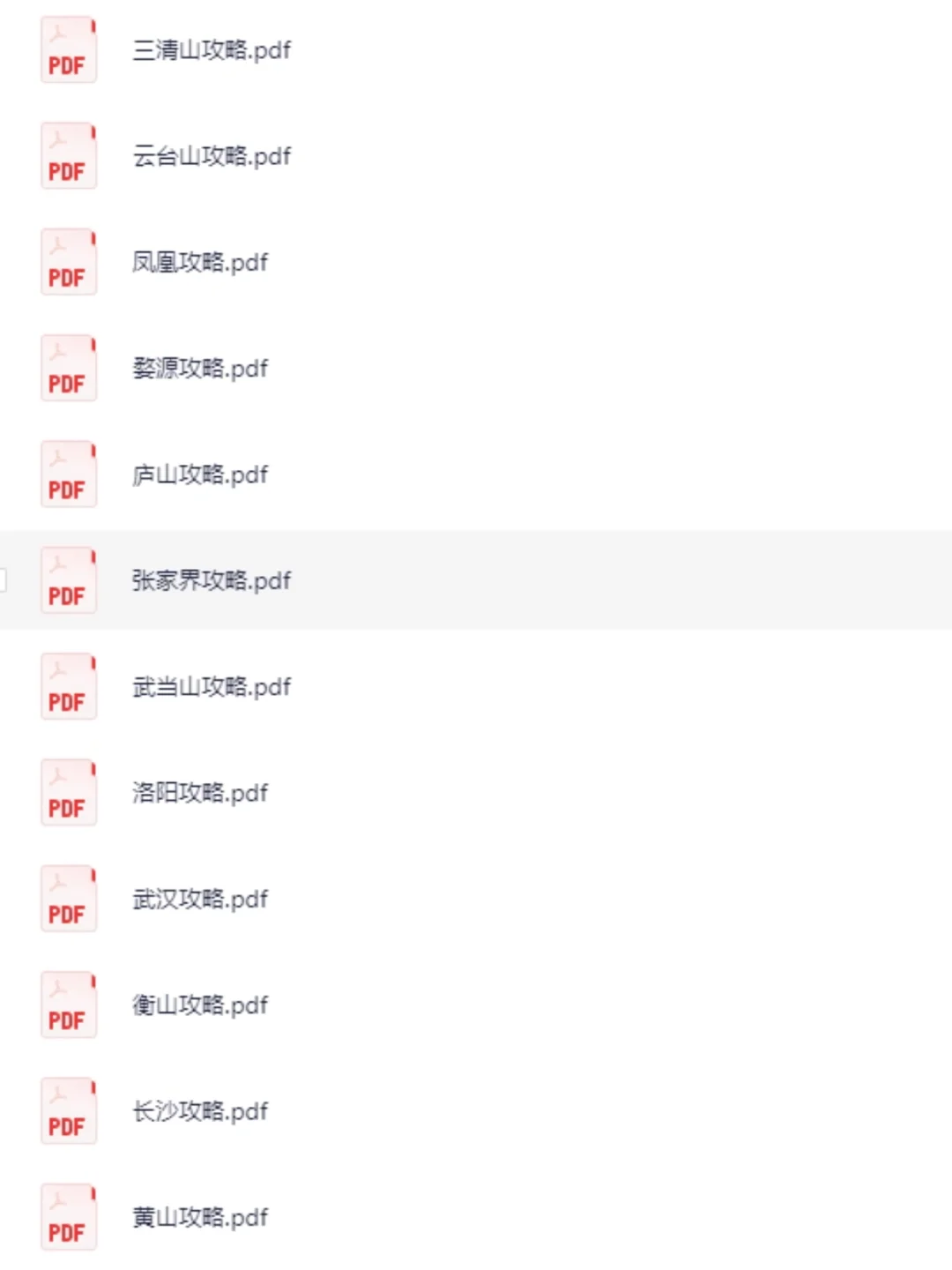 旅游攻略国内旅行景点推荐必带清单电子版