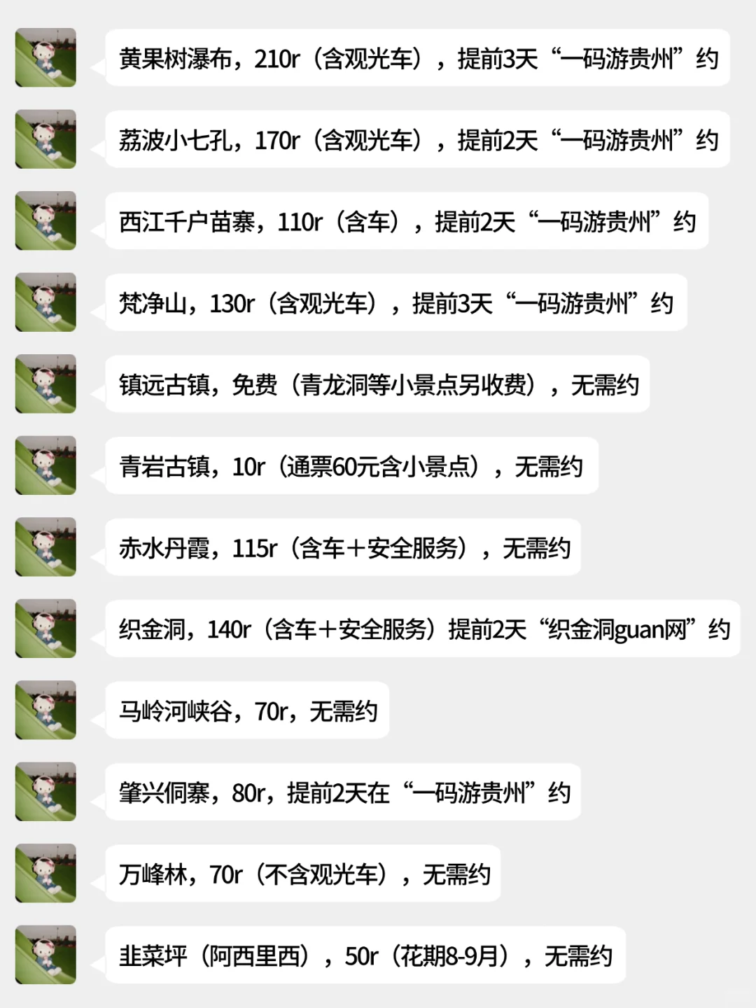 贵阳会惩罚每一个不做预约/攻略的人😭