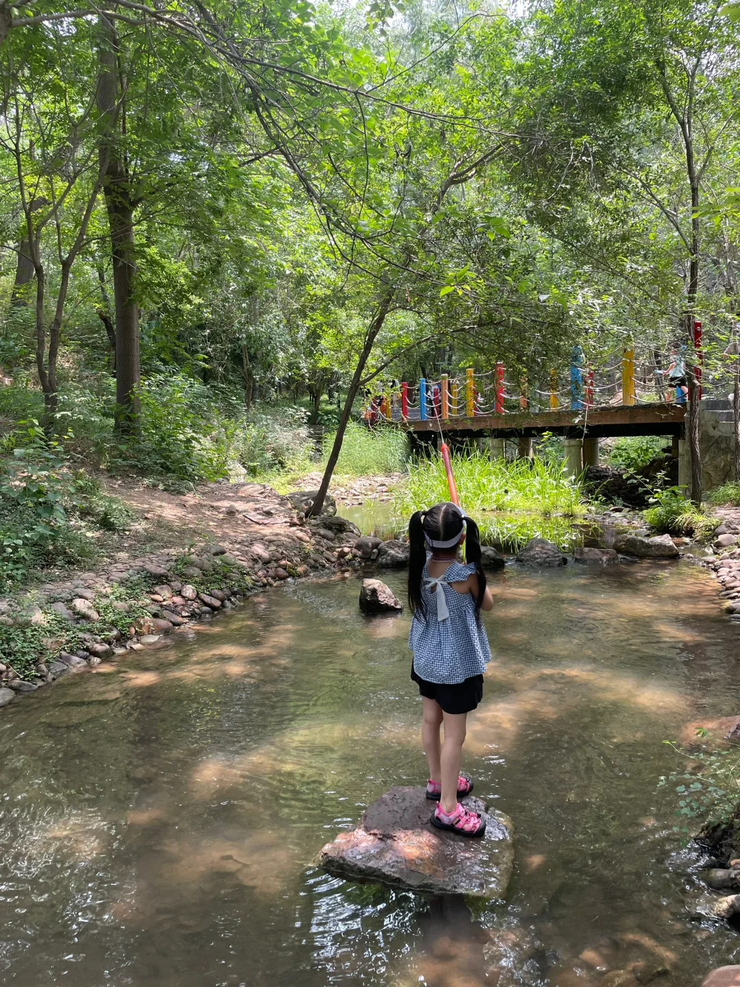 石家庄遛娃丨今天我们走水路💦小森林的河道