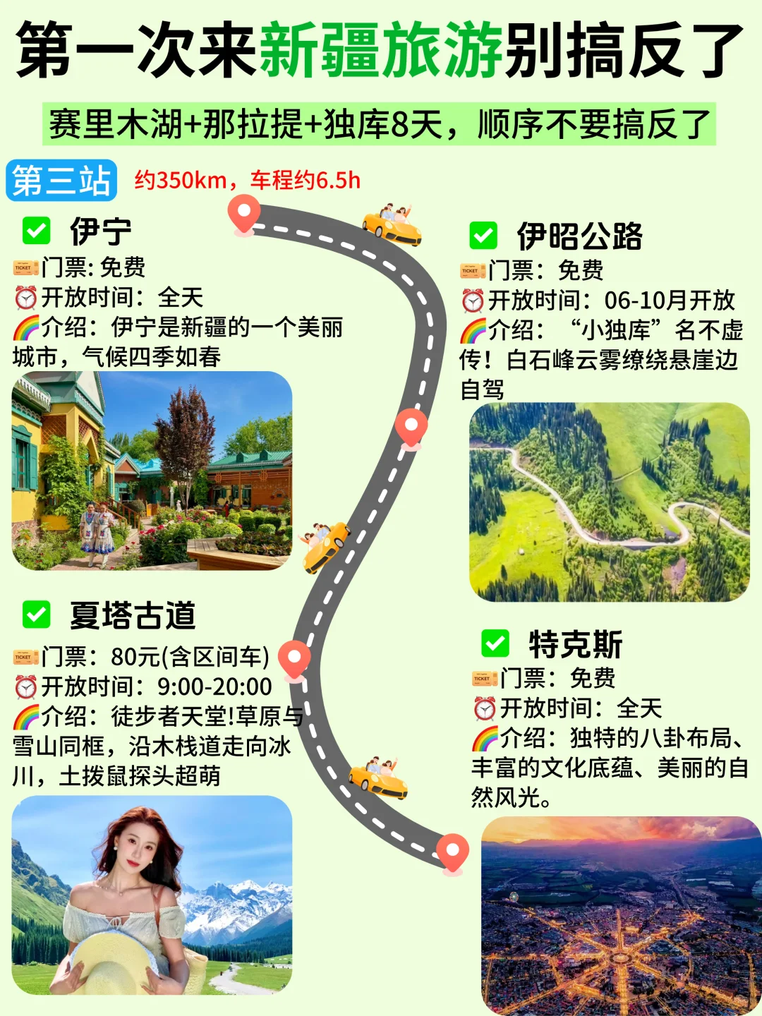 第一次去新疆旅游🔥8天7晚详细行程攻略