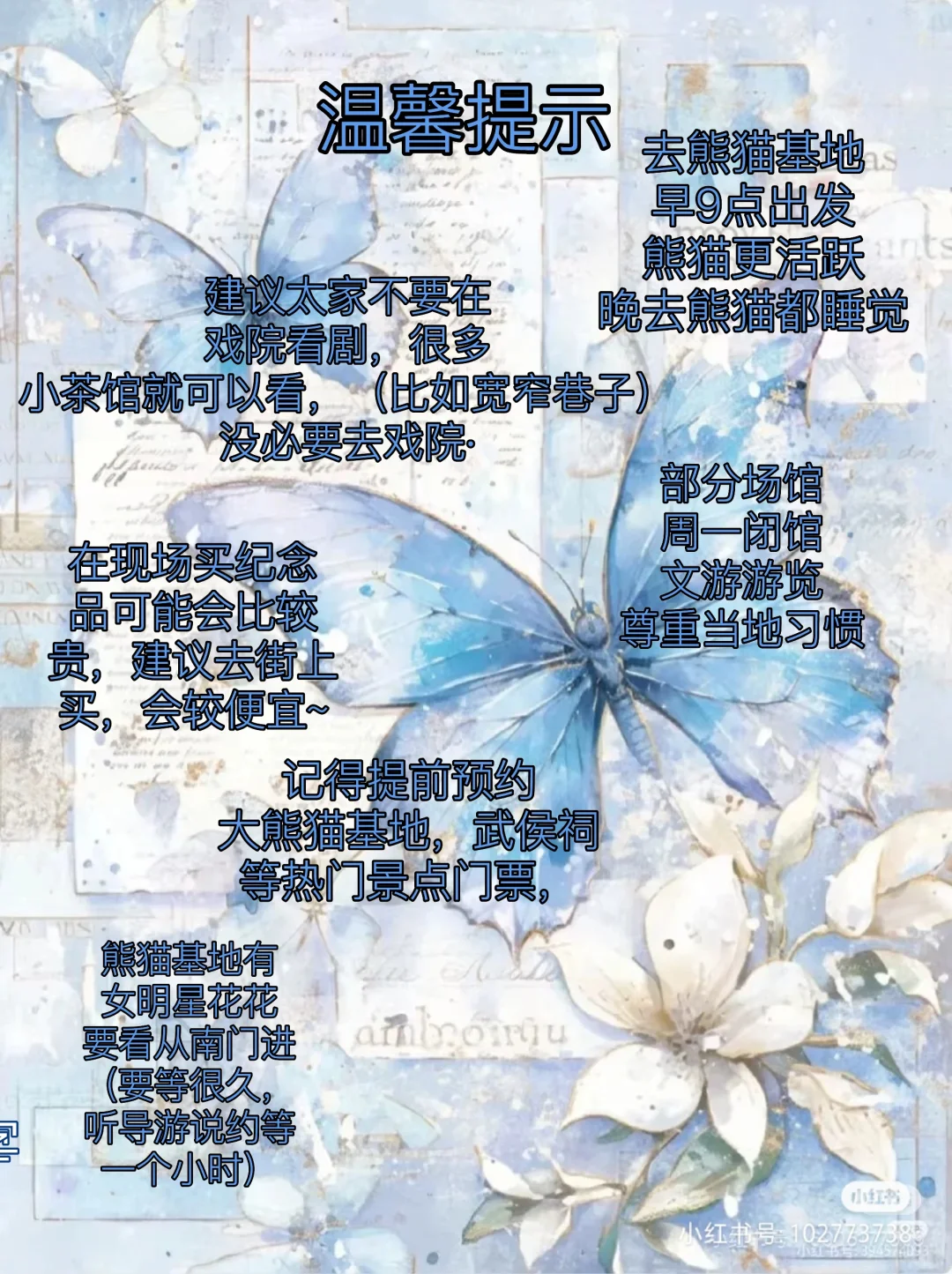 ⭐️成都旅游攻略分享⭐️