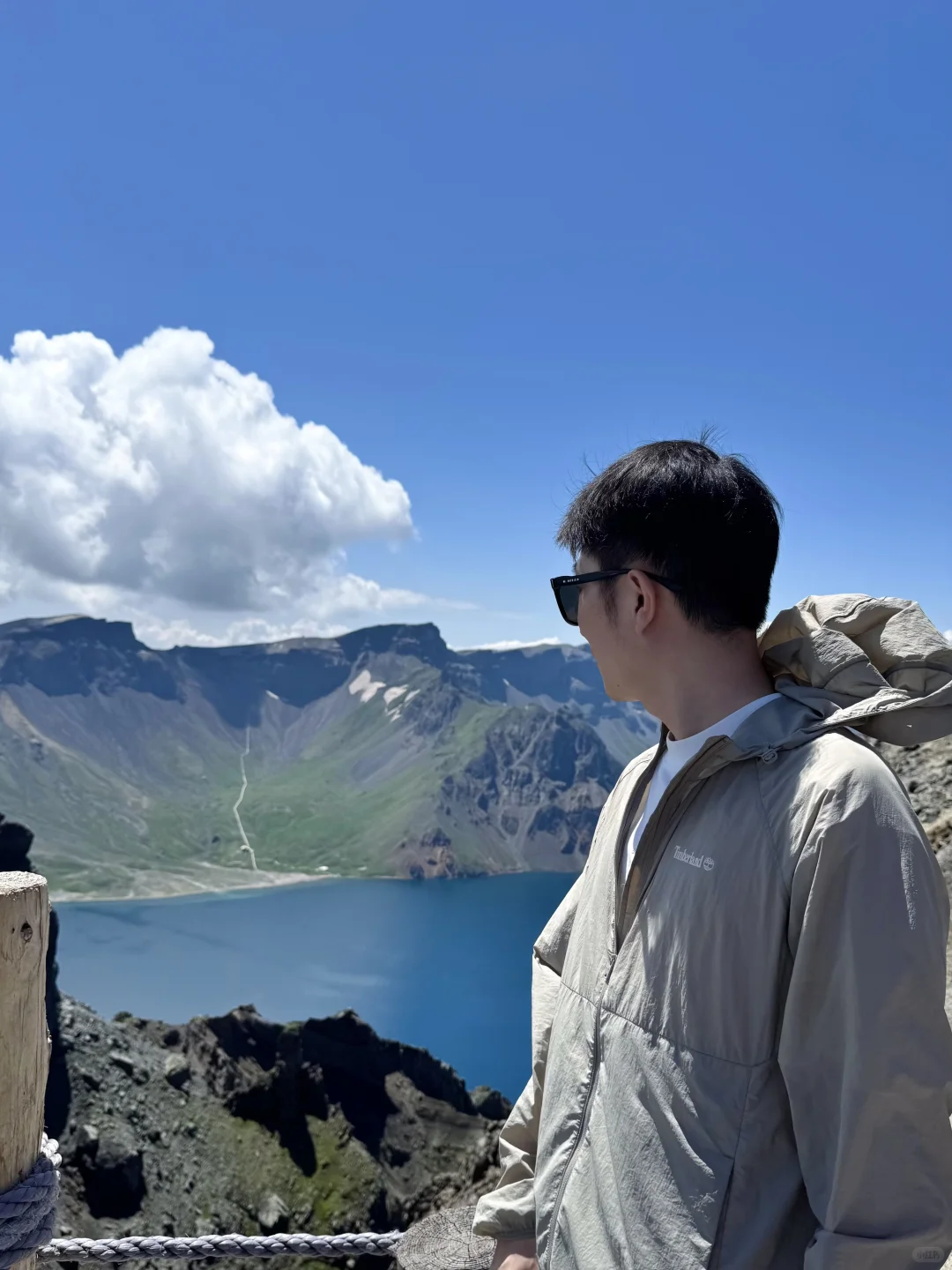 7月的长白山天池