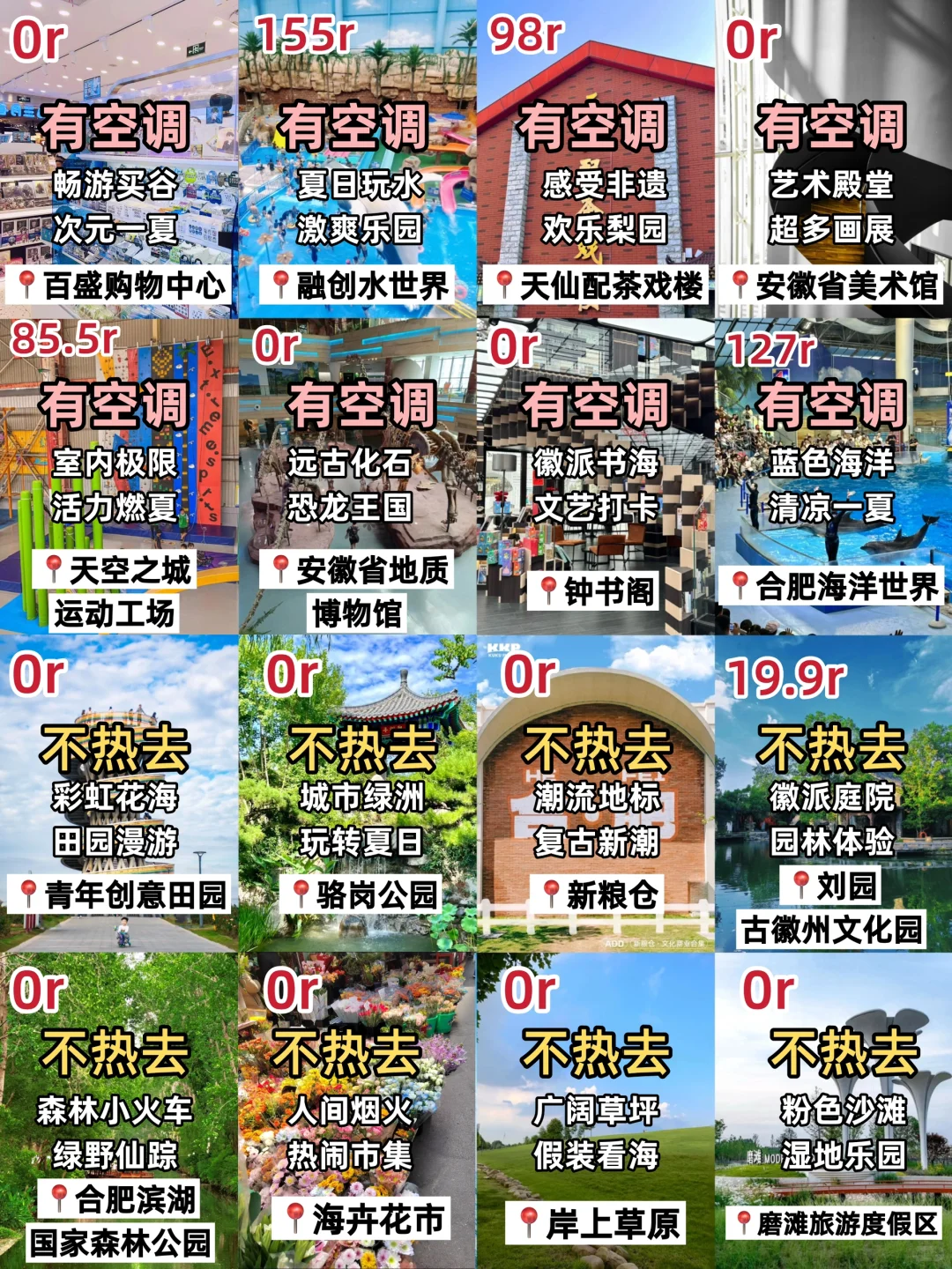 夏天暑假来合肥就这样玩🧊👭建议码住‼️