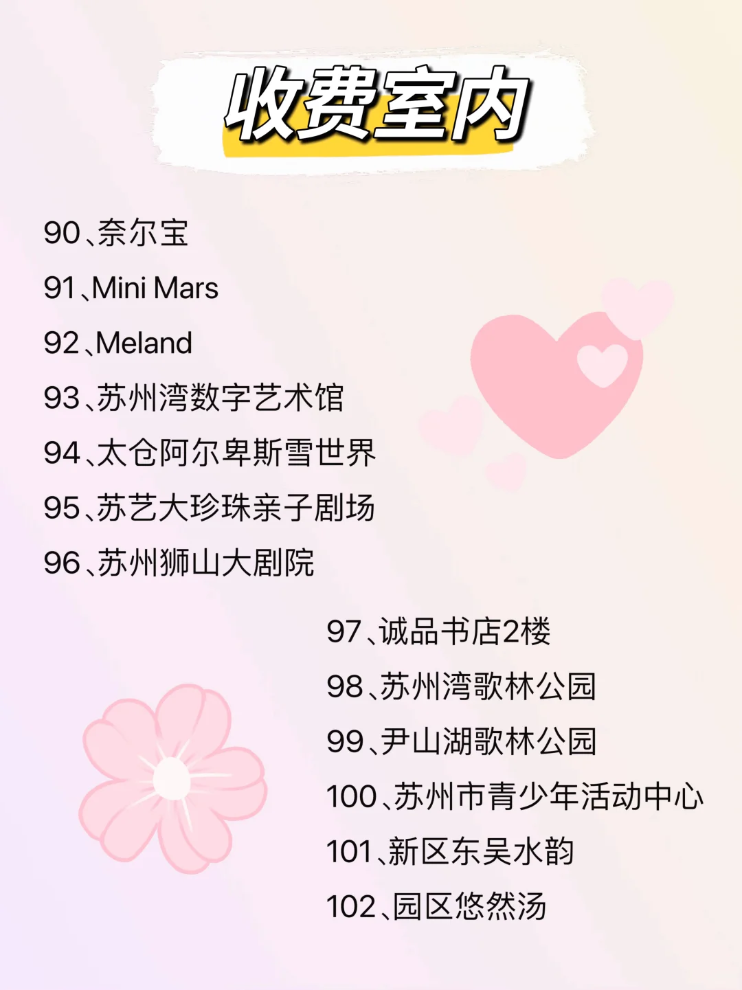 必收藏✅苏州土著总结的100个遛娃好去处