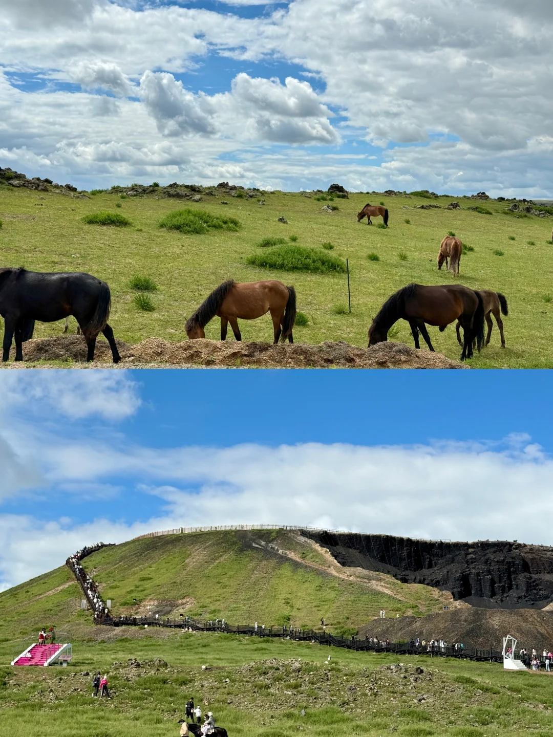 🔥周末避暑天花板‼️两天玩遍火山+草原~