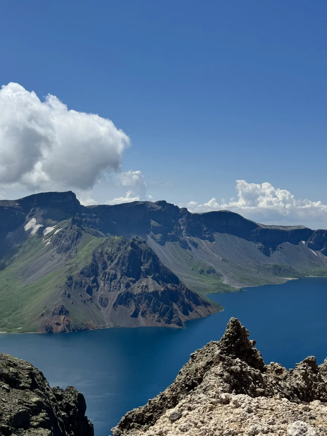 7月的长白山天池