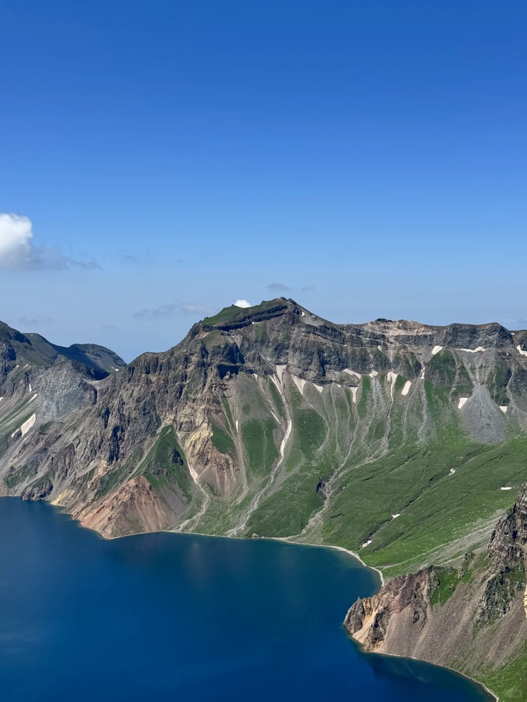 7月的长白山天池