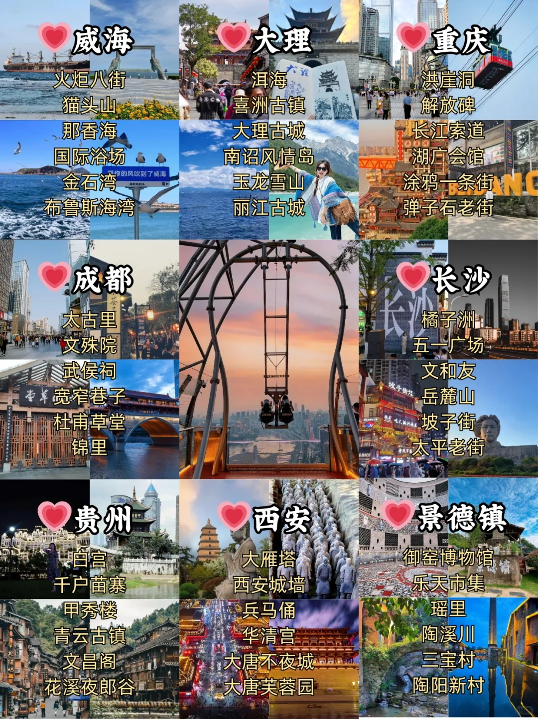 9月去穷游💗千万不能错过的8⃣大城市