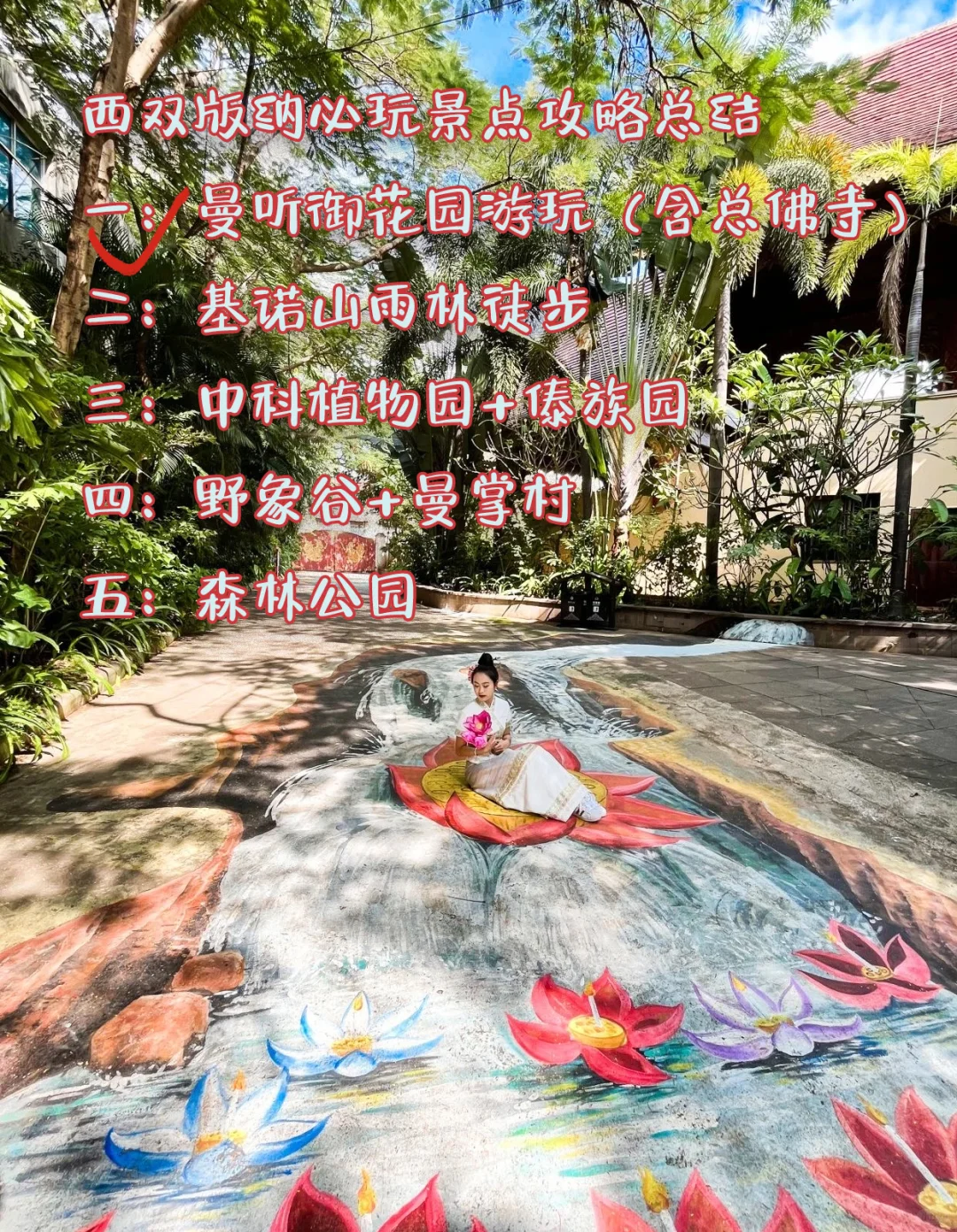 西双版纳必玩景点攻略总结之最近-曼听公园