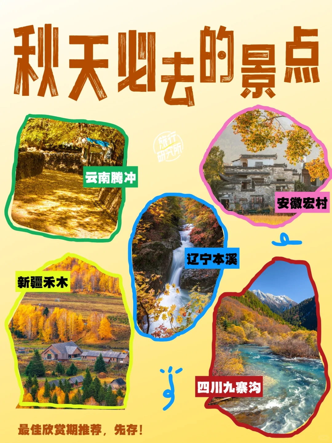 收集2025年秋天必去的几个地方（先存着）