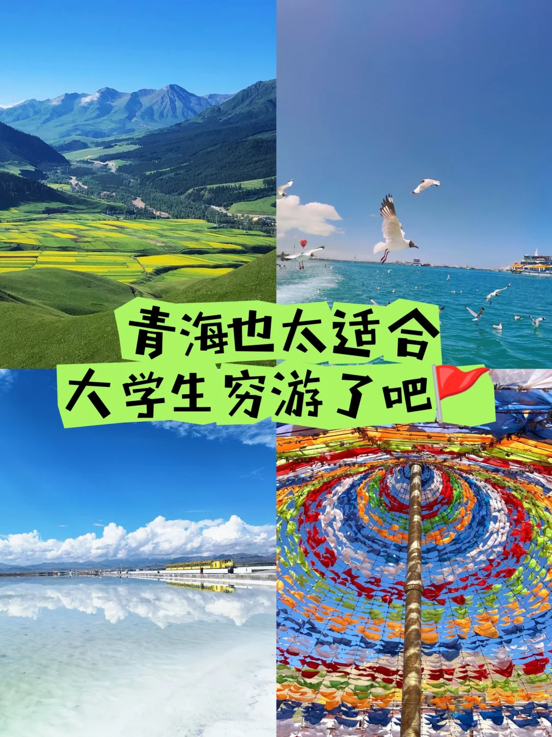 4-8月|青海也太适合大学生穷游了吧🚩