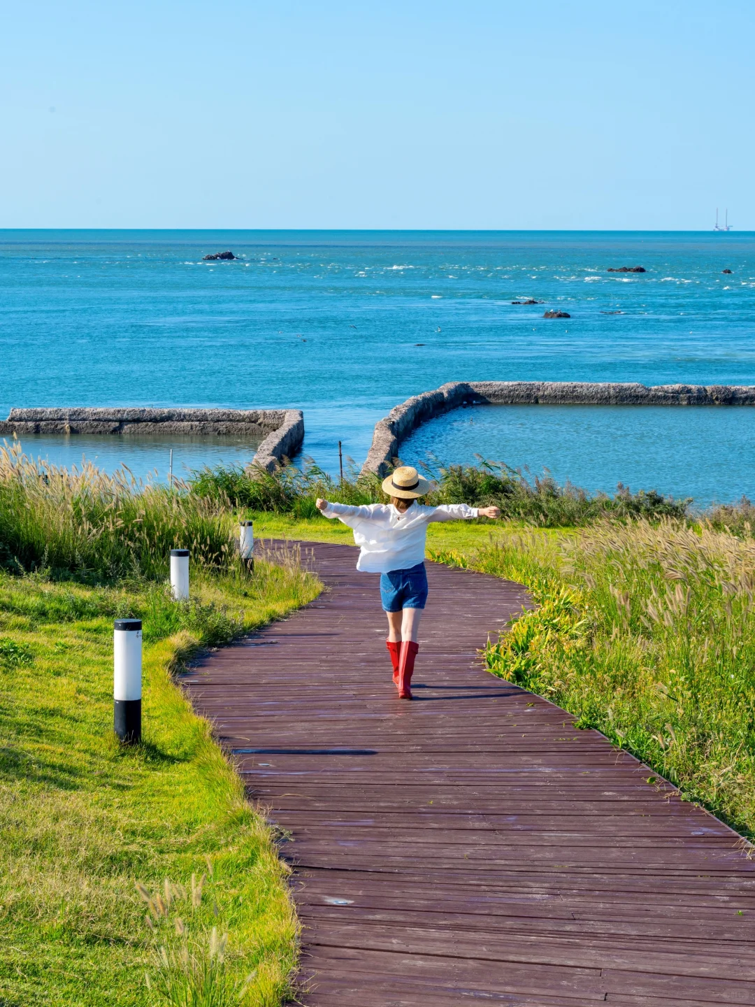 这个夏天把威海拍成了动漫里的世界❗️