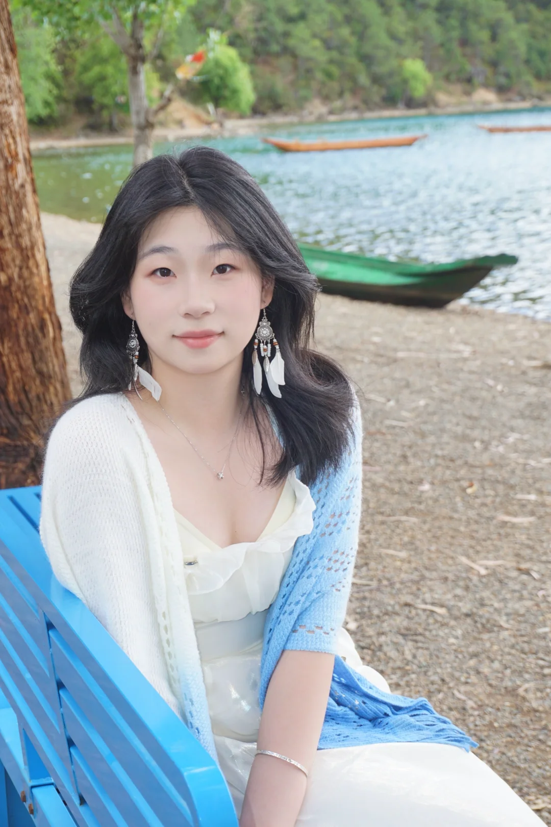 在泸沽湖看到了果冻湖🌊