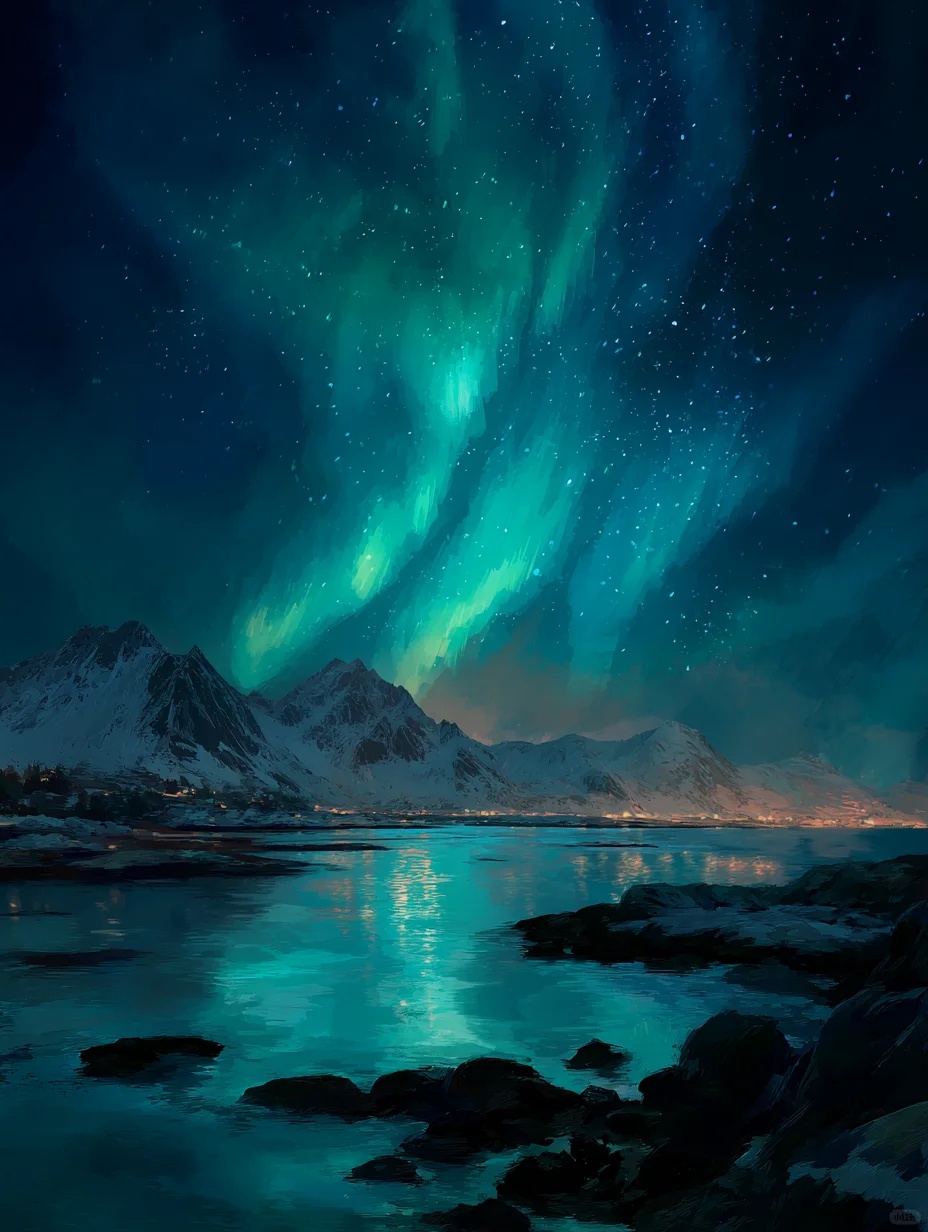 被北极光选中的夜晚，孤独才是顶级浪漫