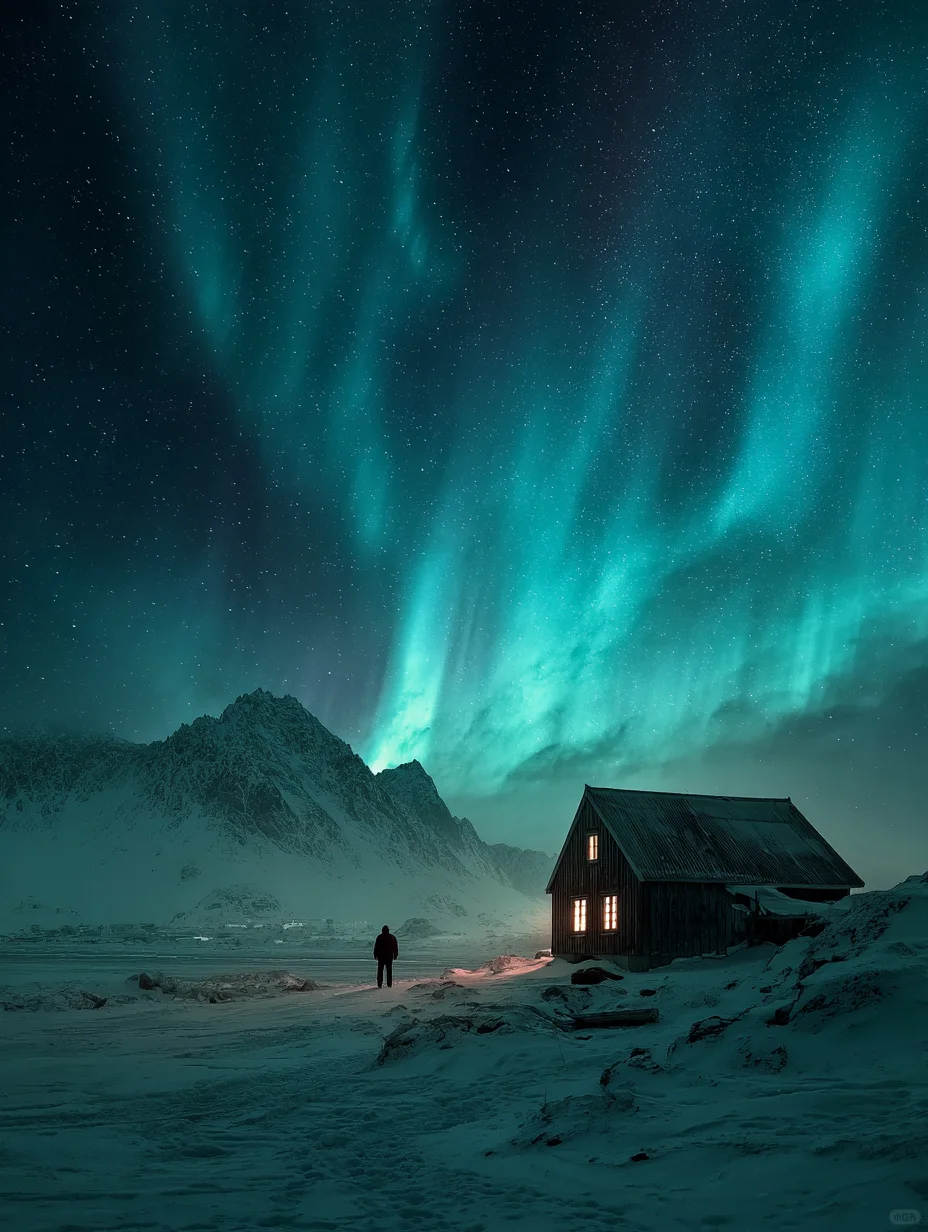 被北极光选中的夜晚，孤独才是顶级浪漫