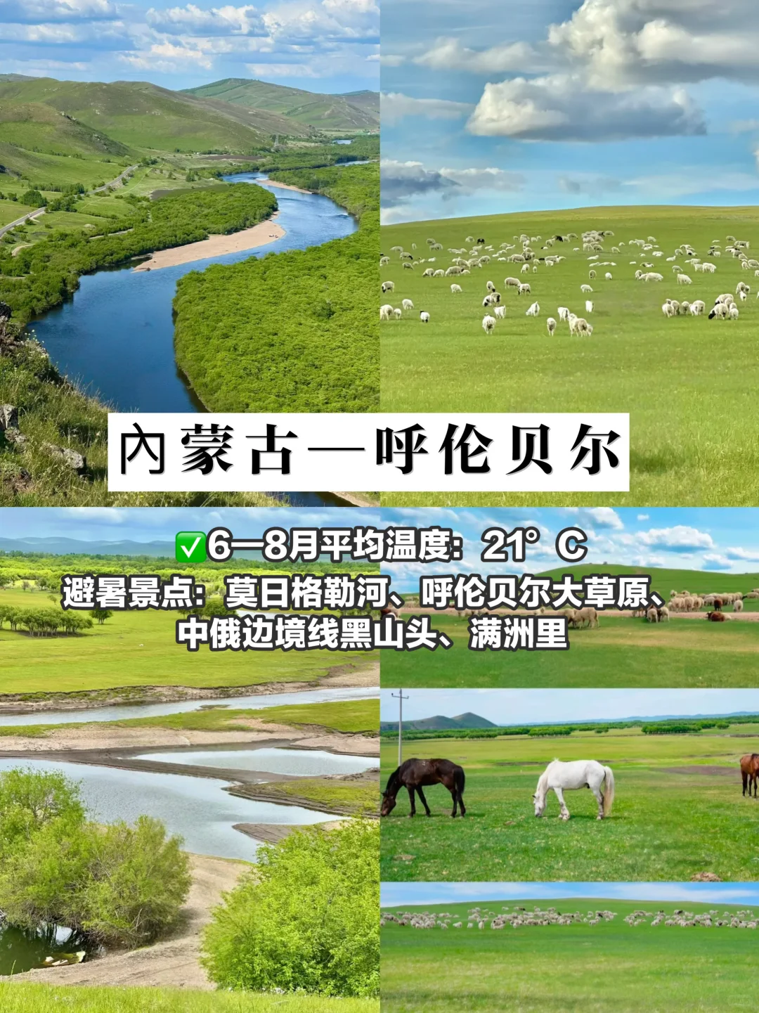 逃离高温❄️国内最凉快自带空调的旅游圣地‼️