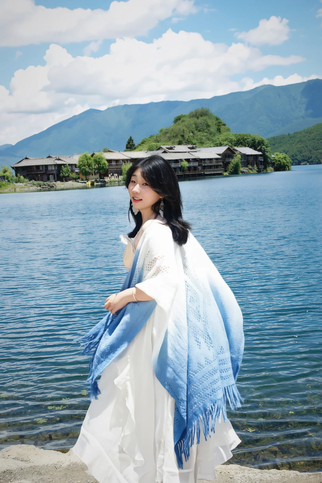 在泸沽湖看到了果冻湖🌊