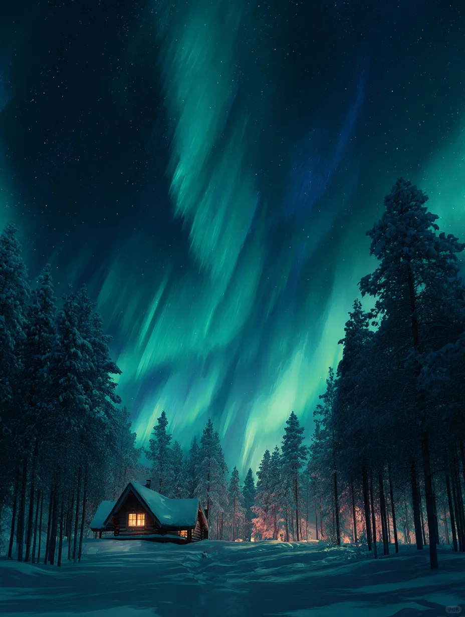 被北极光选中的夜晚，孤独才是顶级浪漫