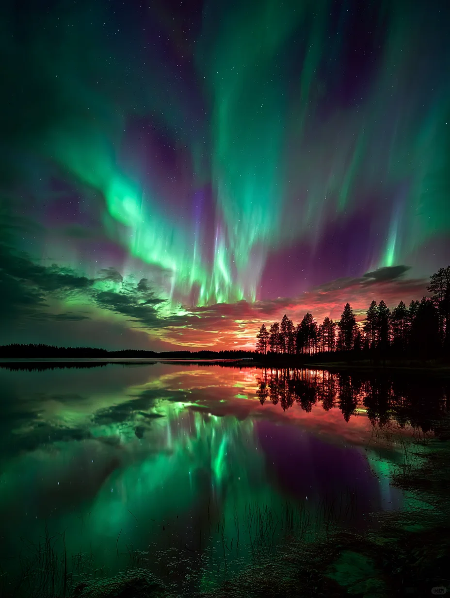 被北极光选中的夜晚，孤独才是顶级浪漫