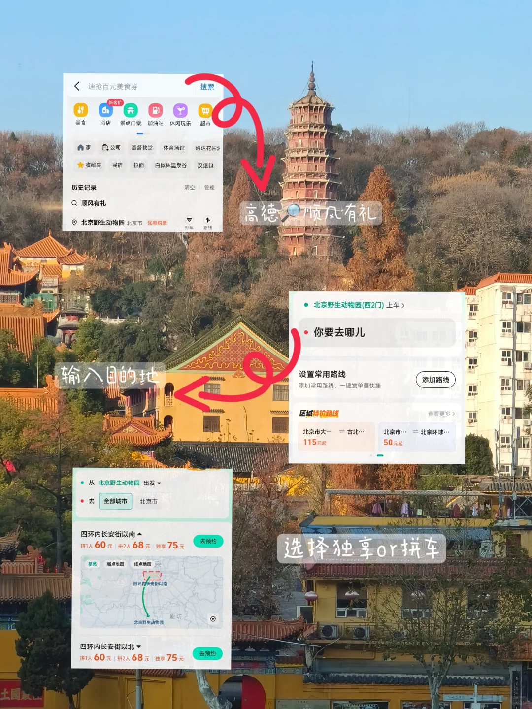 大学生游74座城经验篇｜出行顺风车好省💰！