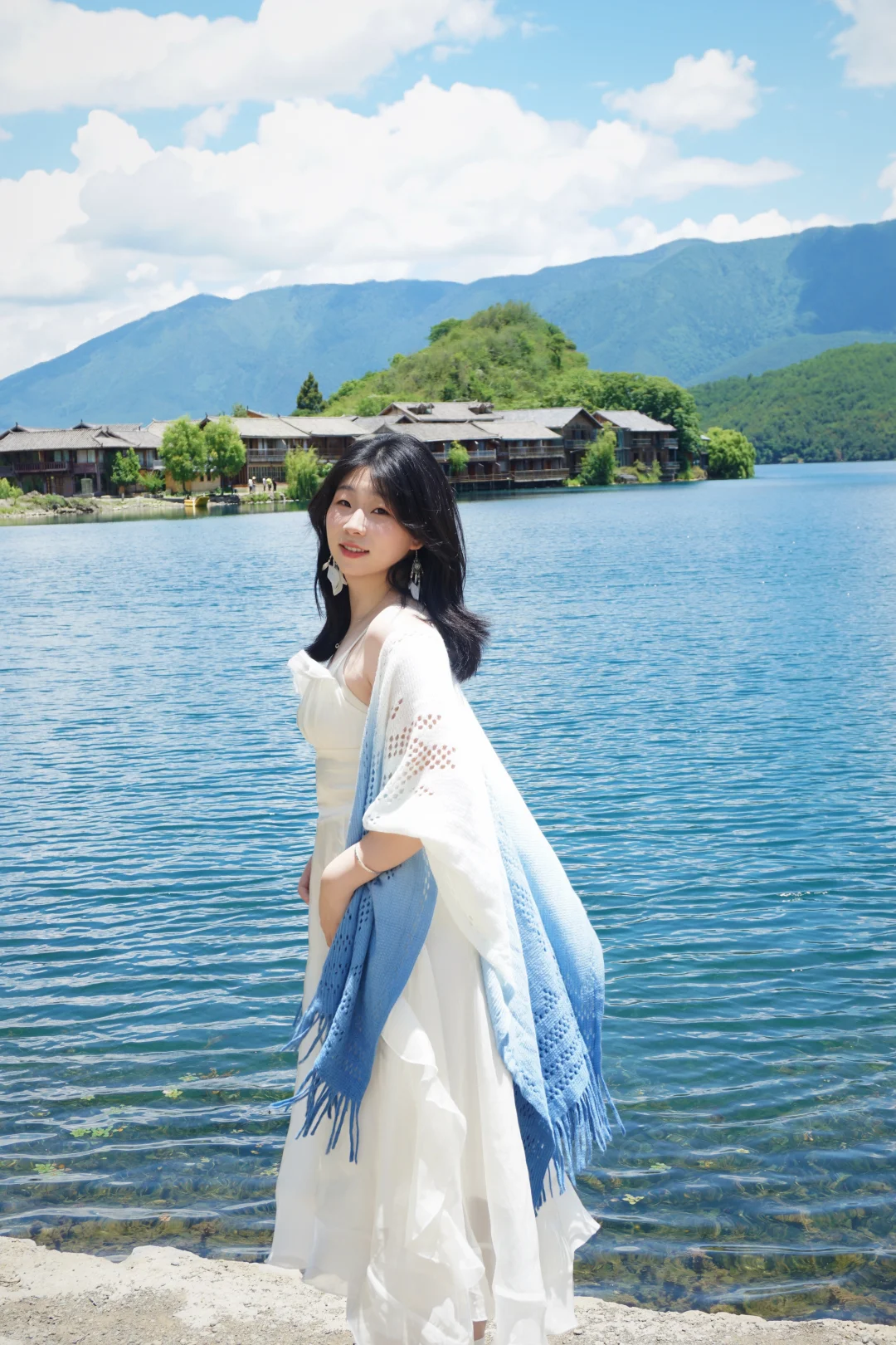 在泸沽湖看到了果冻湖🌊