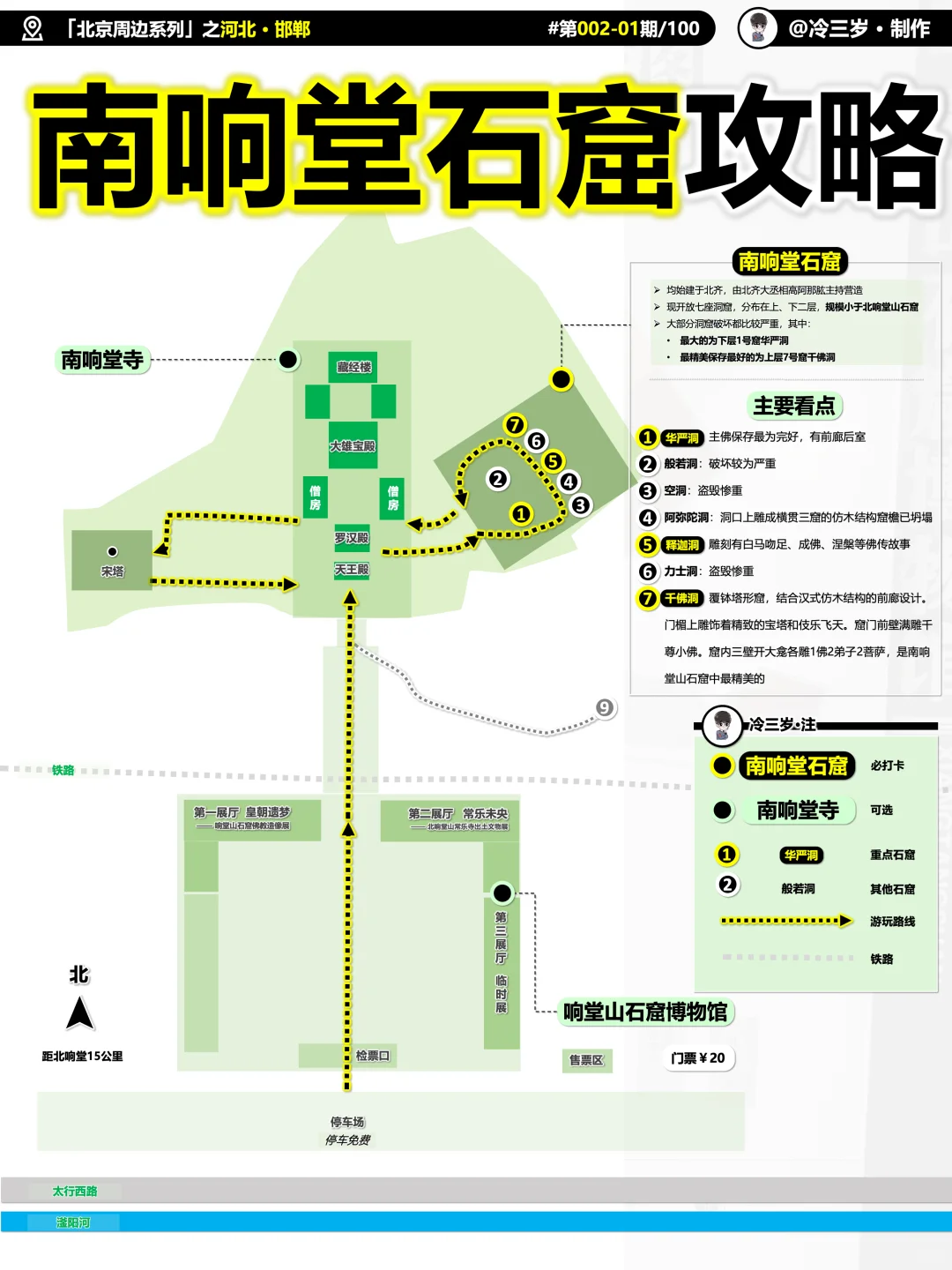 响堂山石窟,南北窟怎么选?有啥值得看