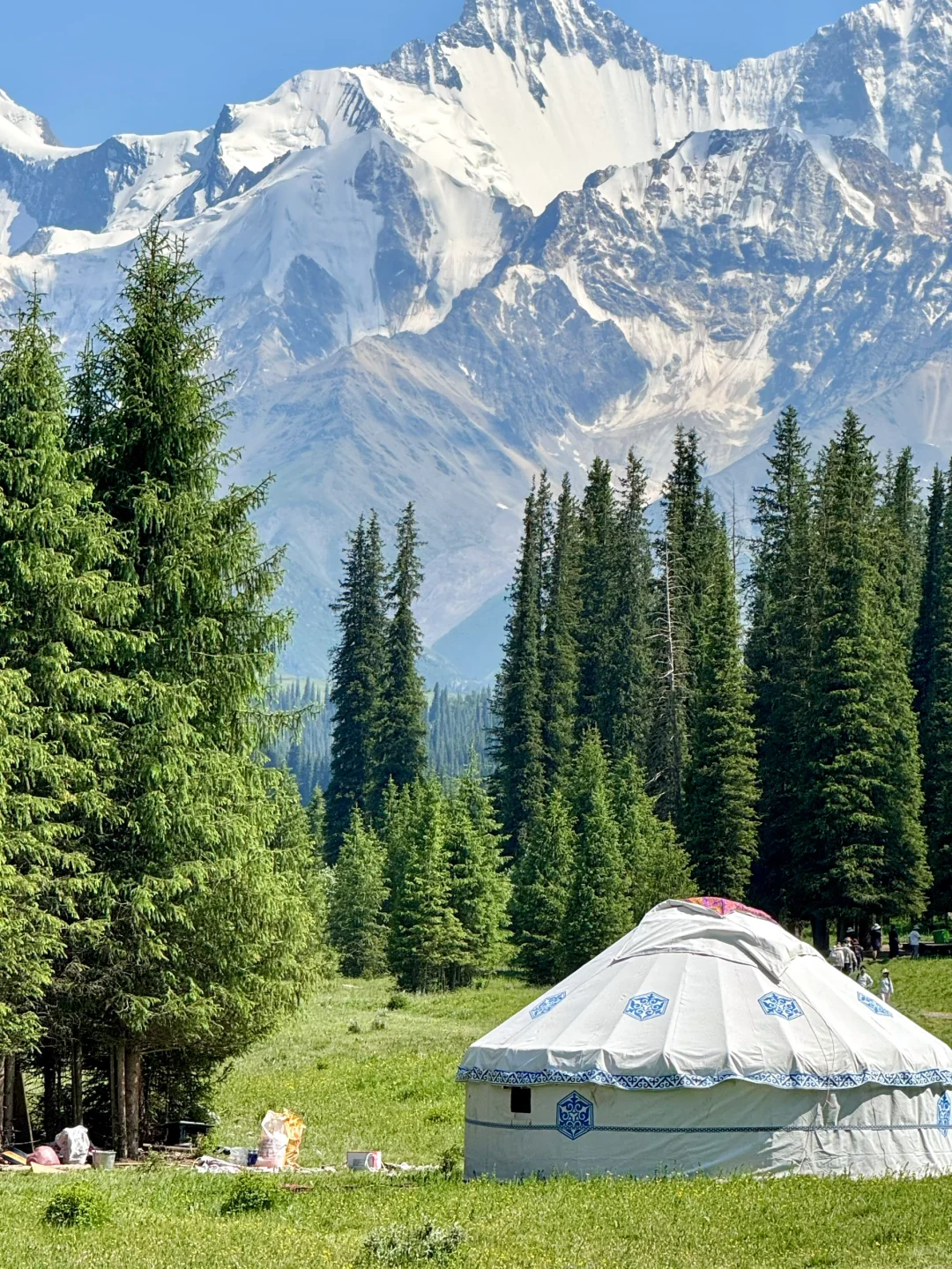 雪山草原🏔️夏塔的美无可替代……