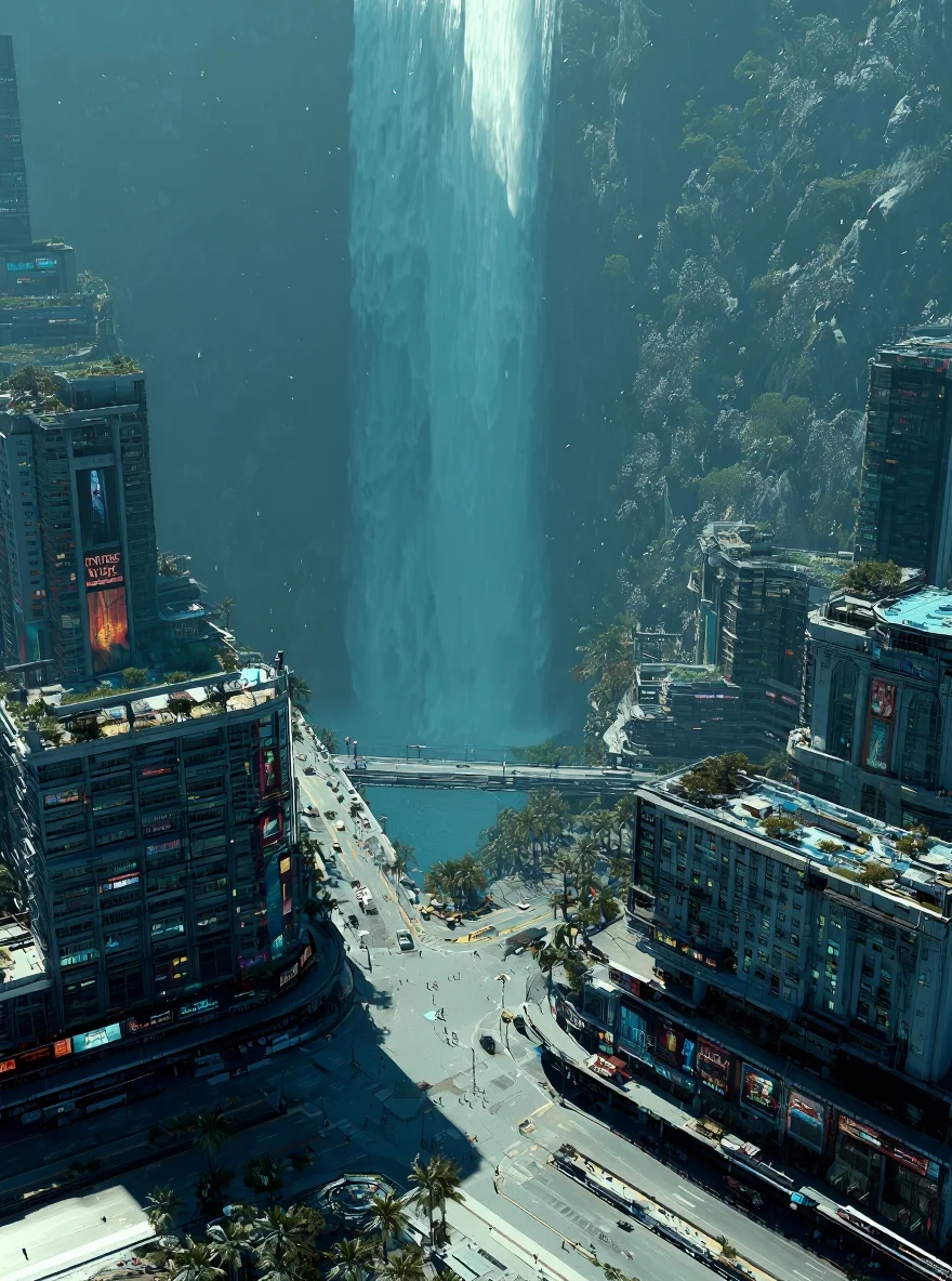 《瀑布之城》