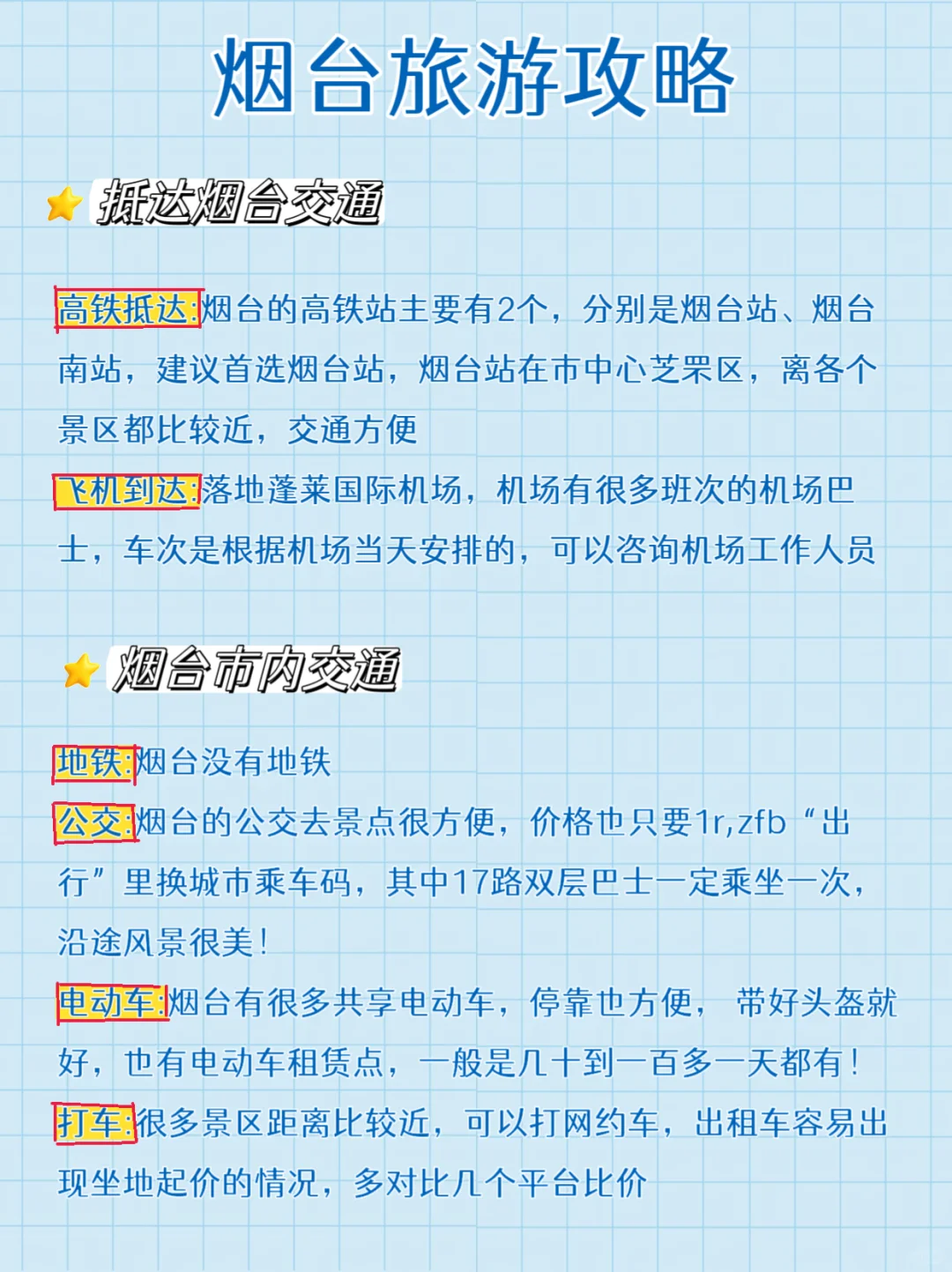 第一次去烟台citywalk ，千万别把顺序搞反了