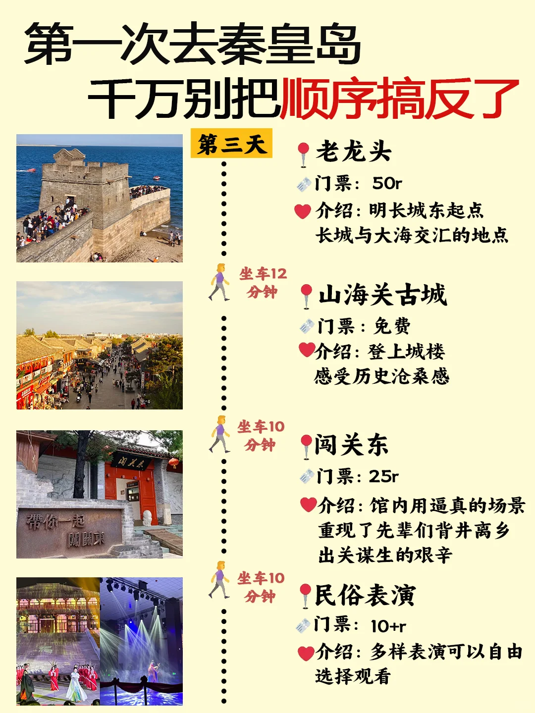 第一次来秦皇岛该怎么玩，住哪里，穿什么
