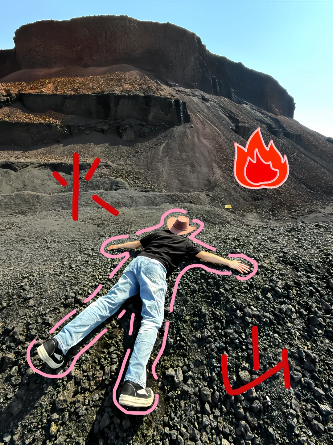 0元get冰岛同款！黑红色火山群拍出星际大片