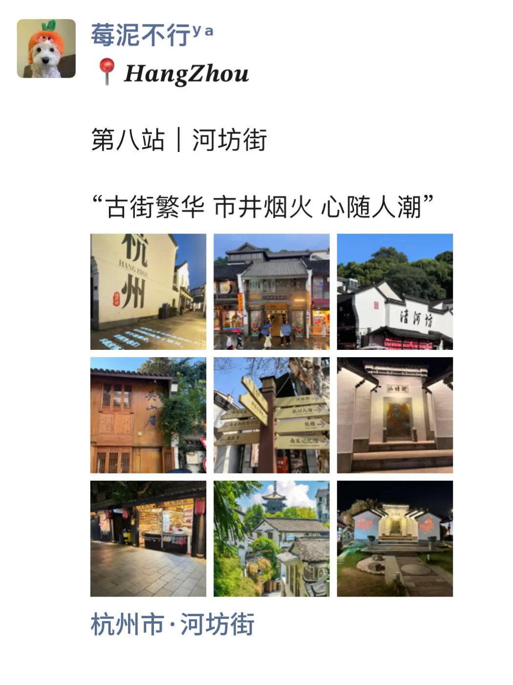 至于吗🥲这姐去杭州 发了15条朋友圈😳