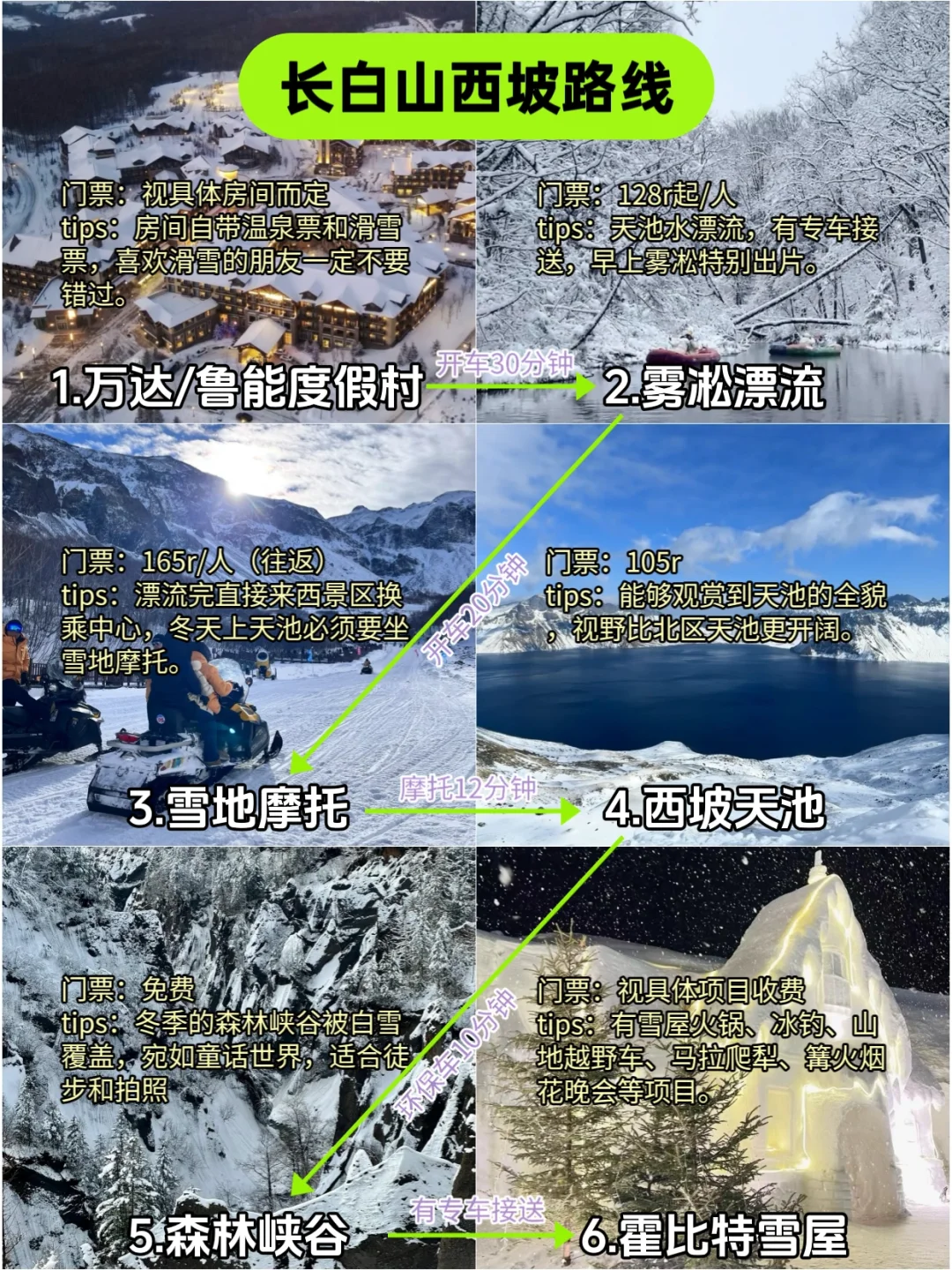 长白山新手必看❗️北坡西坡全攻略❌拒绝踩雷