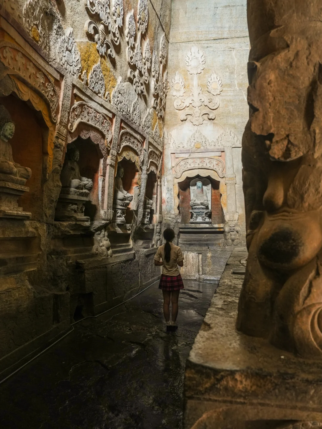 以为云冈石窟够震撼了，直到我去了趟响堂山