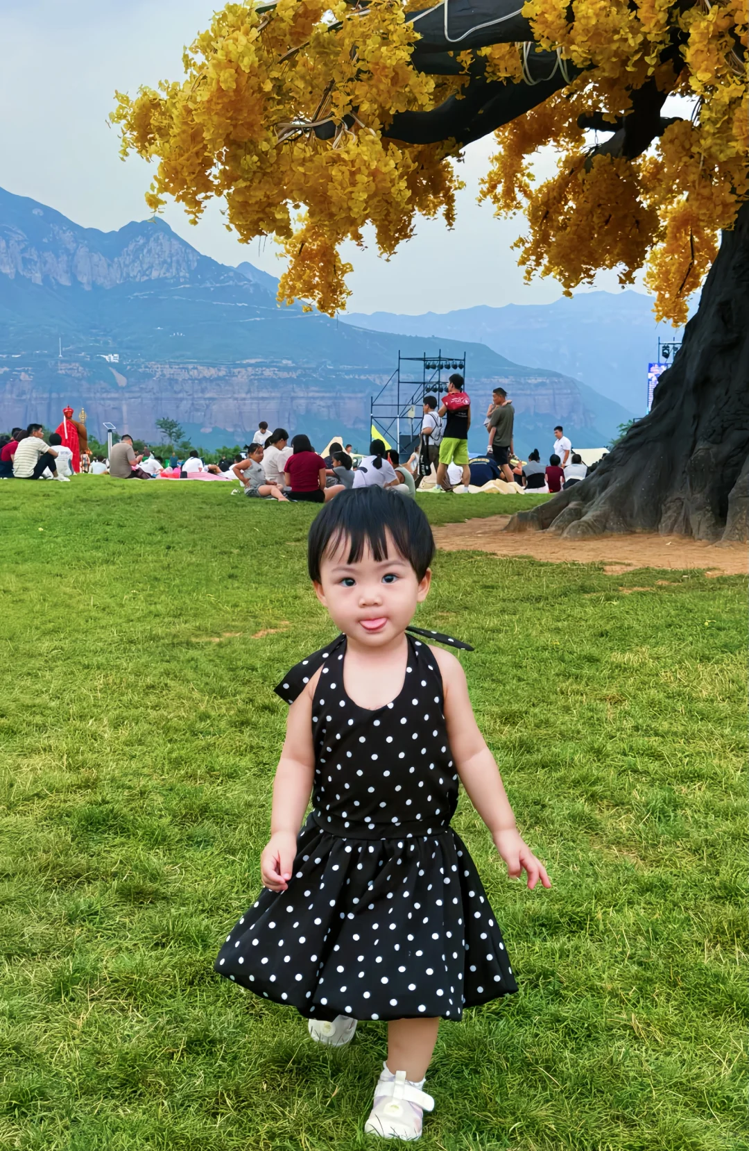 带15月龄宝宝勇闯太行五指山