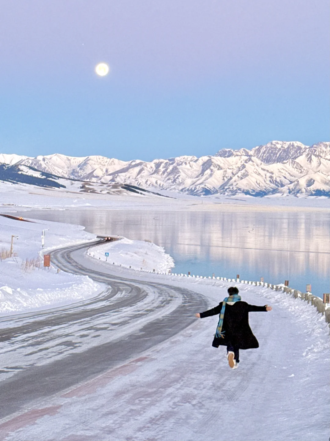 在赛里木湖拍到了我的人生live📷