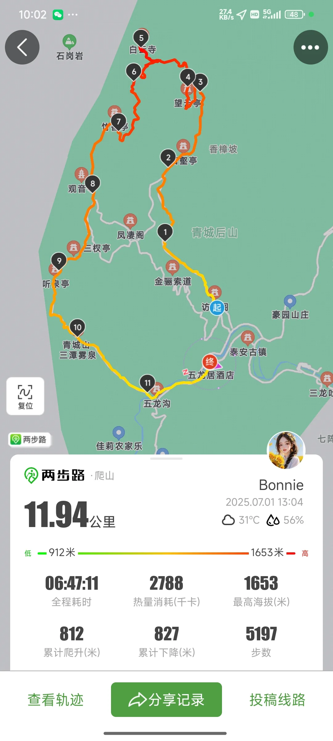 青城后山保姆级攻略来啦，看完直接抄作业