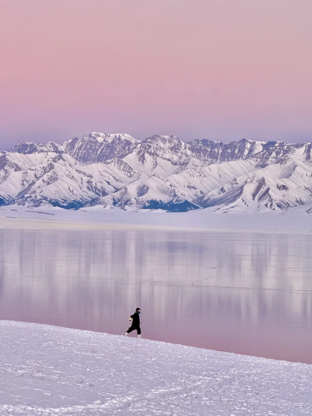 在赛里木湖拍到了我的人生live📷