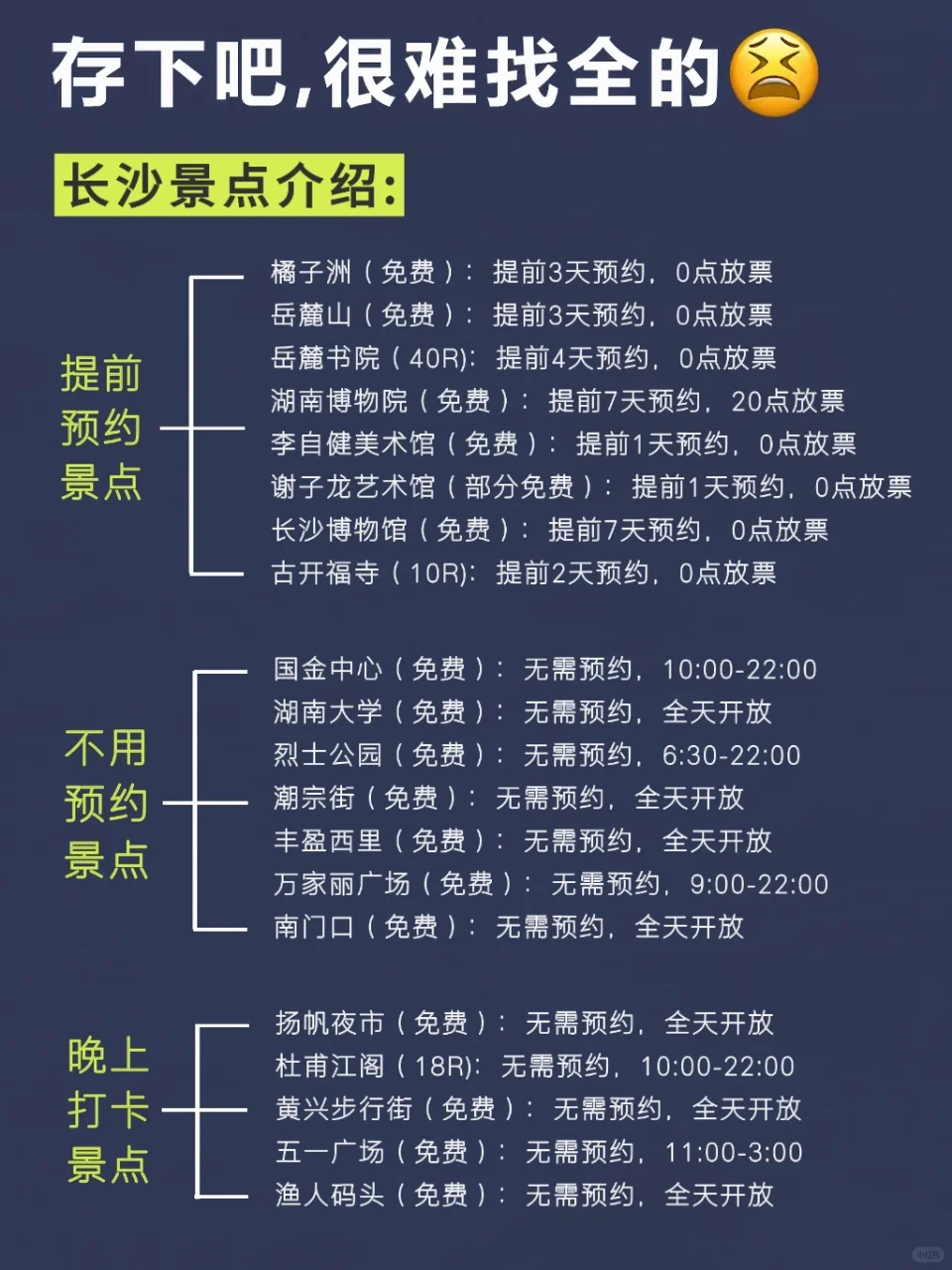 听劝‼️6-8月来长沙的姐妹请🐴住！