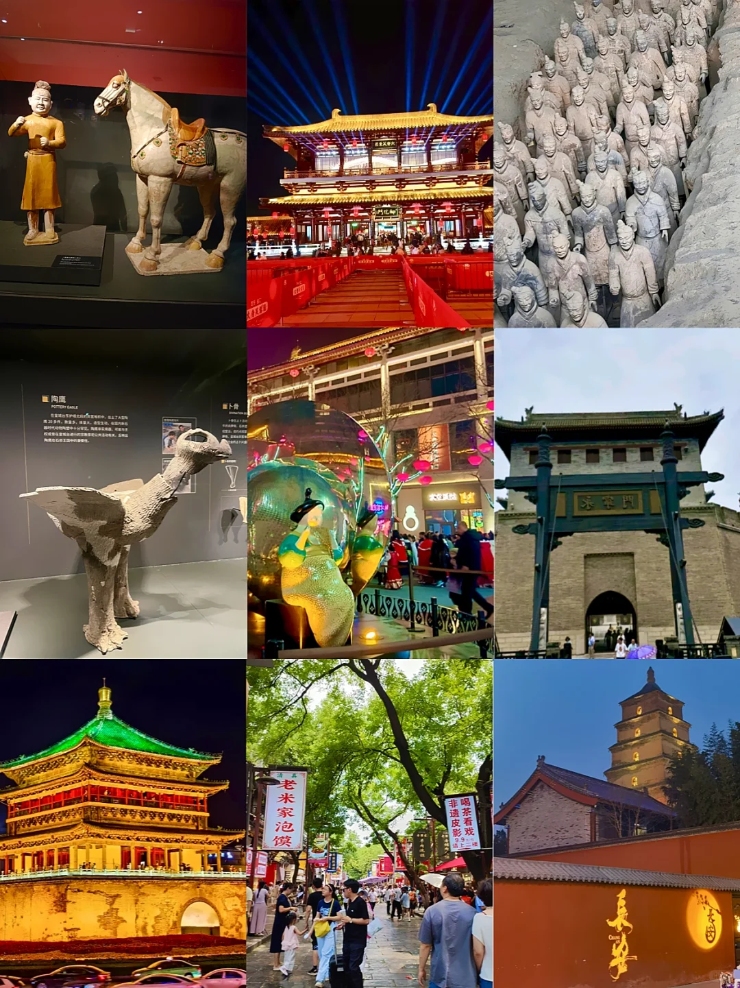 暑假西安旅游攻略|不绕路✌️手绘地图+美食