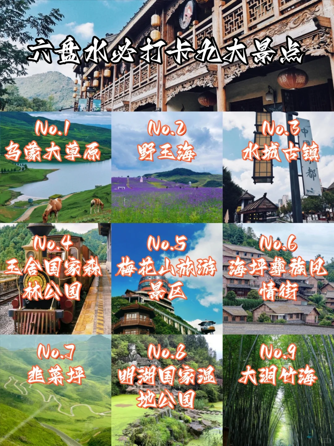 六盘水旅行指南:六盘水必打十九大景点